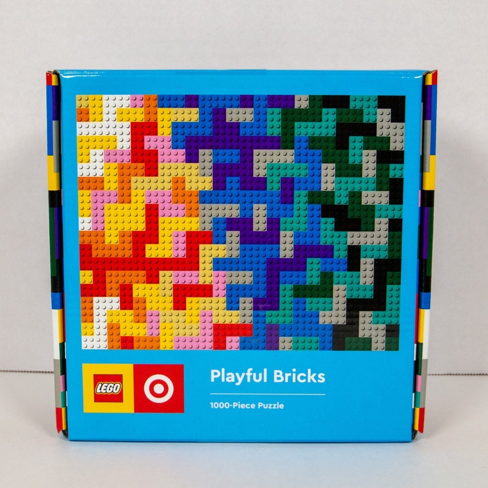 LEGO Playful Bricks 1000 Piece Jigsaw Puzzle Chronicle Books Mosaic